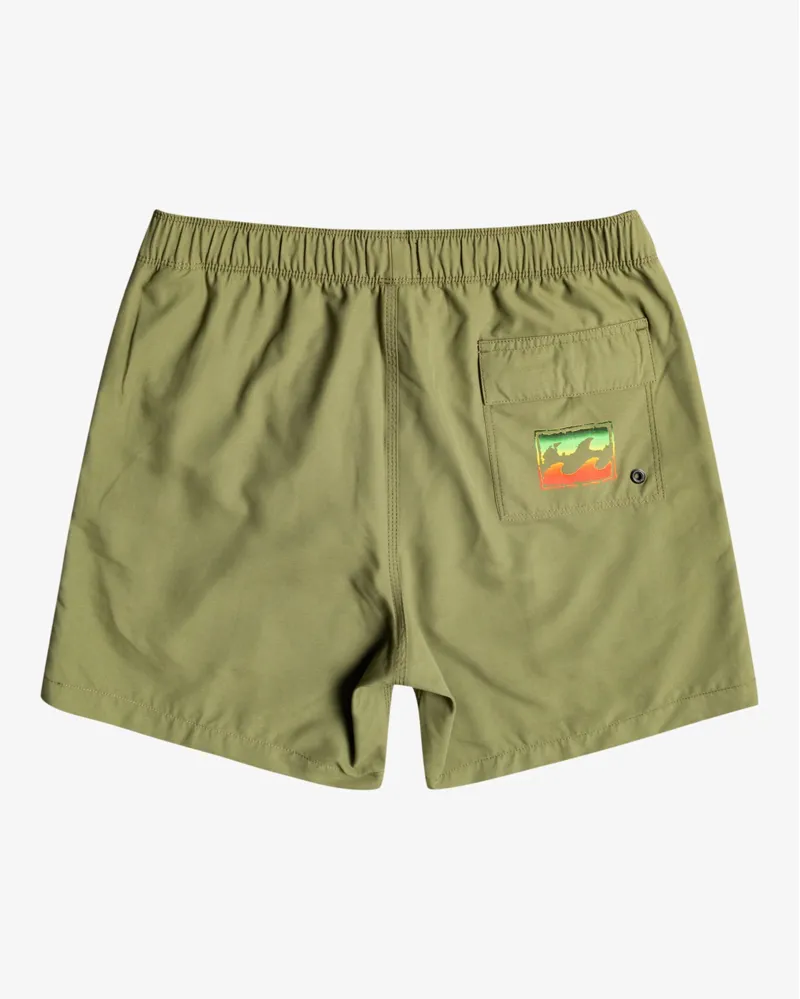 Billabong All Day Heritage Layback 16inch Swim Shorts in Jungle Green-1