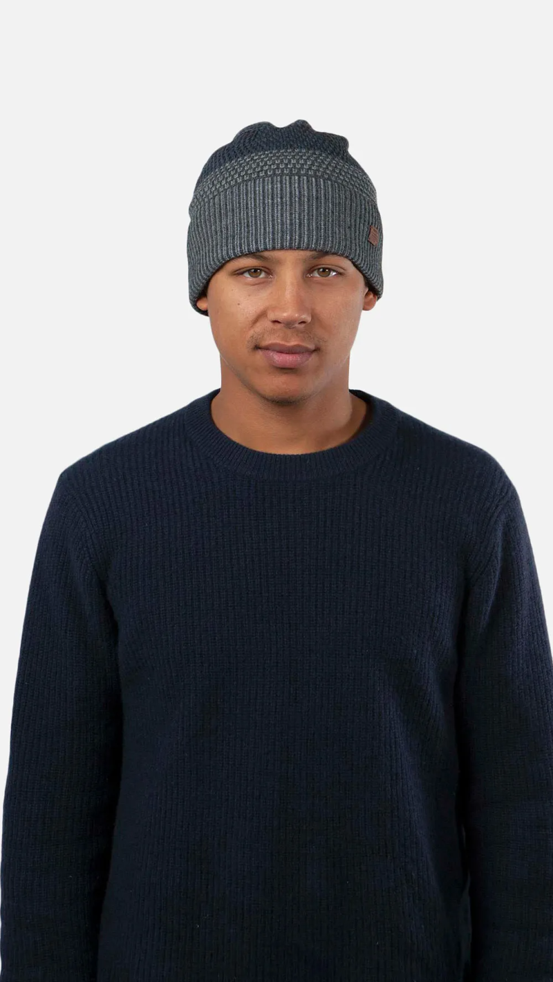Barts Miguen Beanie Dark Heather-1