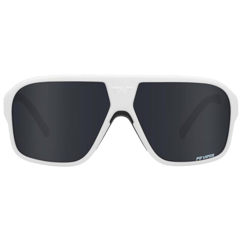 Pit Viper The Official Flight Optics White Sunglasses Black Polarized -1