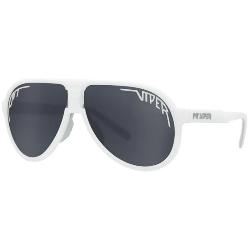 Pit Viper The Vice Jethawk White Sunglasses Silver Polarized