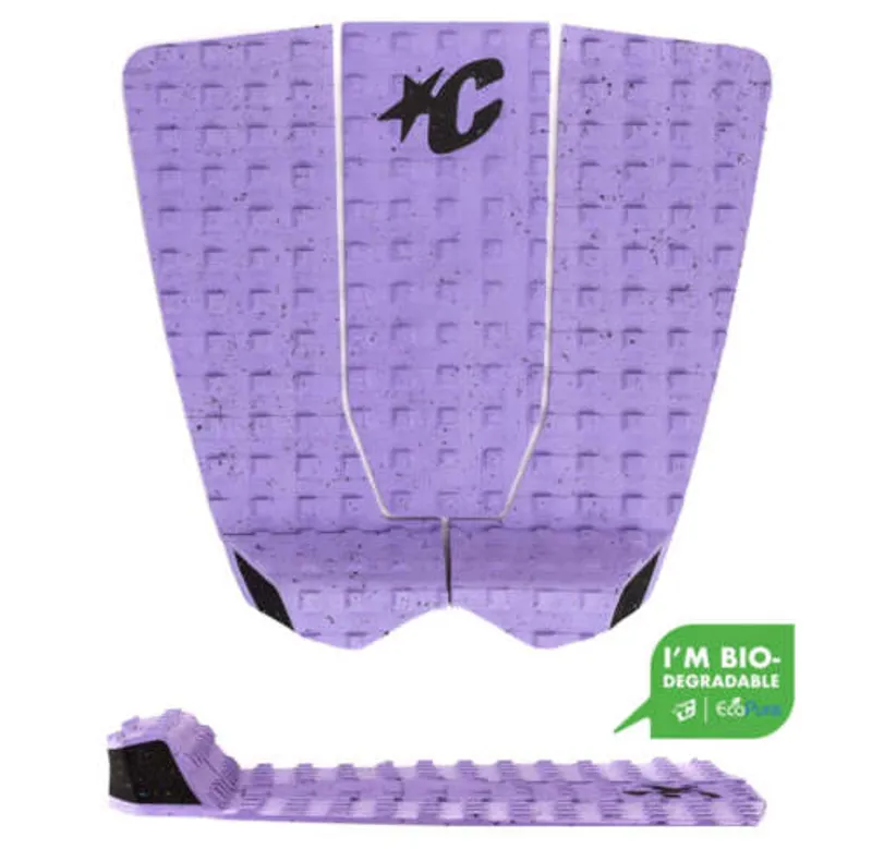 Creatures Of Leisure Stephanie Gilmore Lite Ecopure : Lavender 3 Piece Traction Pad