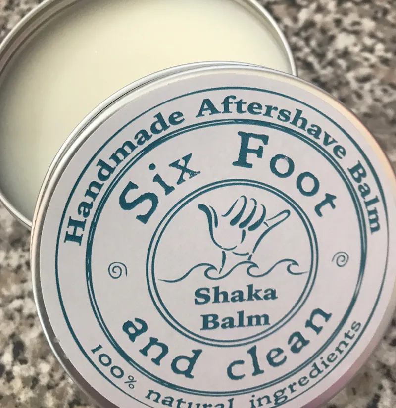 Six Foot and Clean- Shaka Balm - Aftershave Balm 