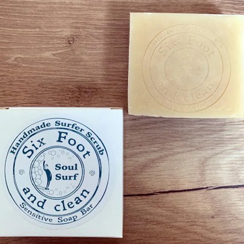 Six Foot and Clean - Soul Surf sensitive Soap bar