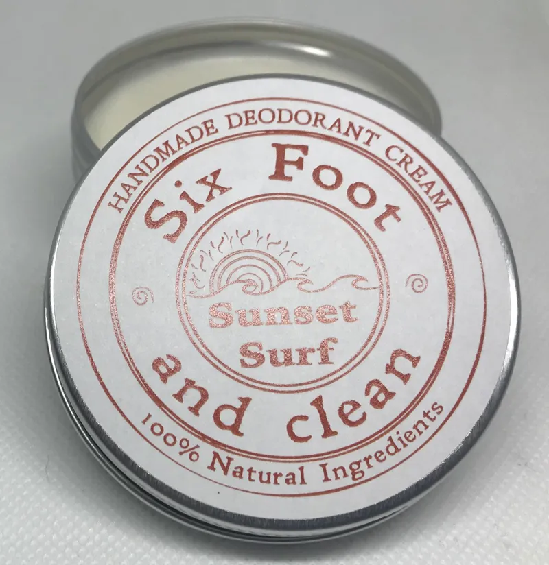 Six Foot and Clean - Deodorant cream - sunsetsurf