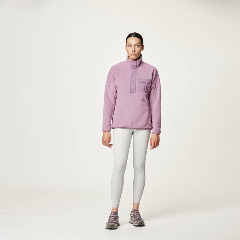 Picture Organic Clothing Arcca 1/4 Fleece Grapeade - Womens Pink Sweatshirt-7