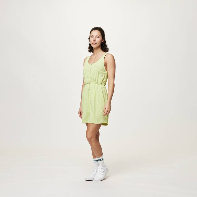 Picture Organic Clothing Loonna Dress Winter Pear - Womens Green Dress-4