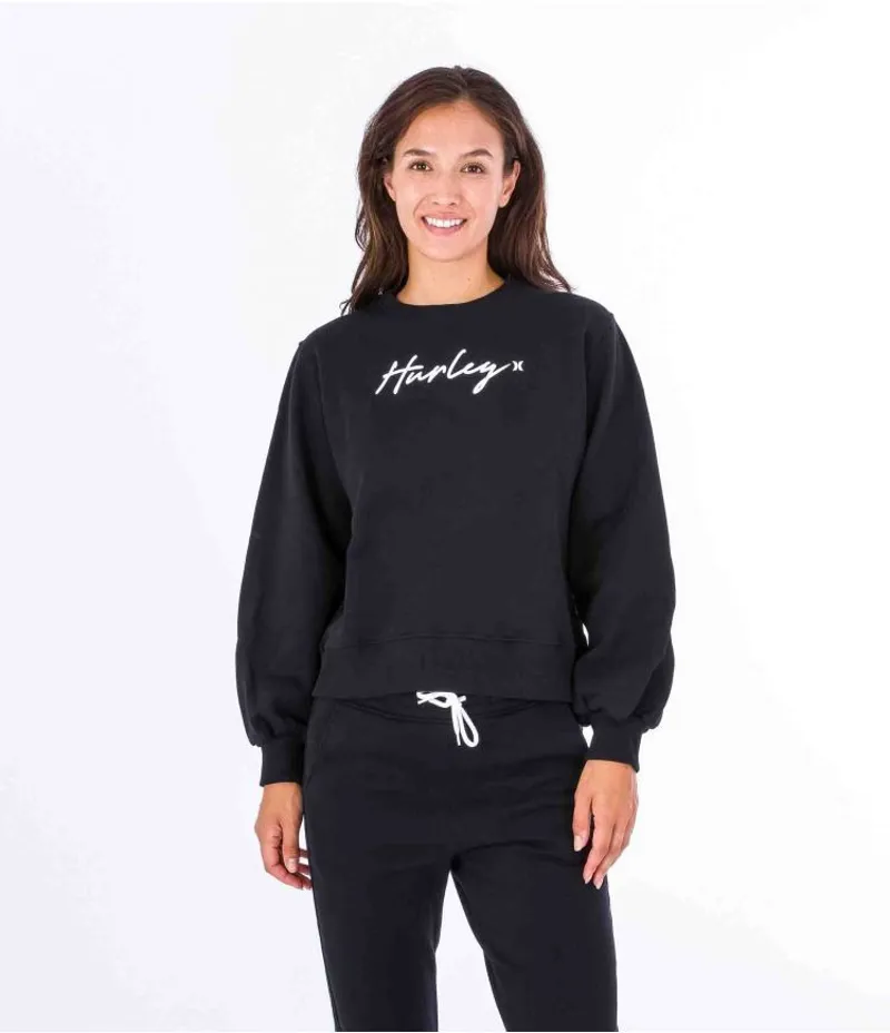 Hurley Oceancare O and O Script Crew Sweatshirt