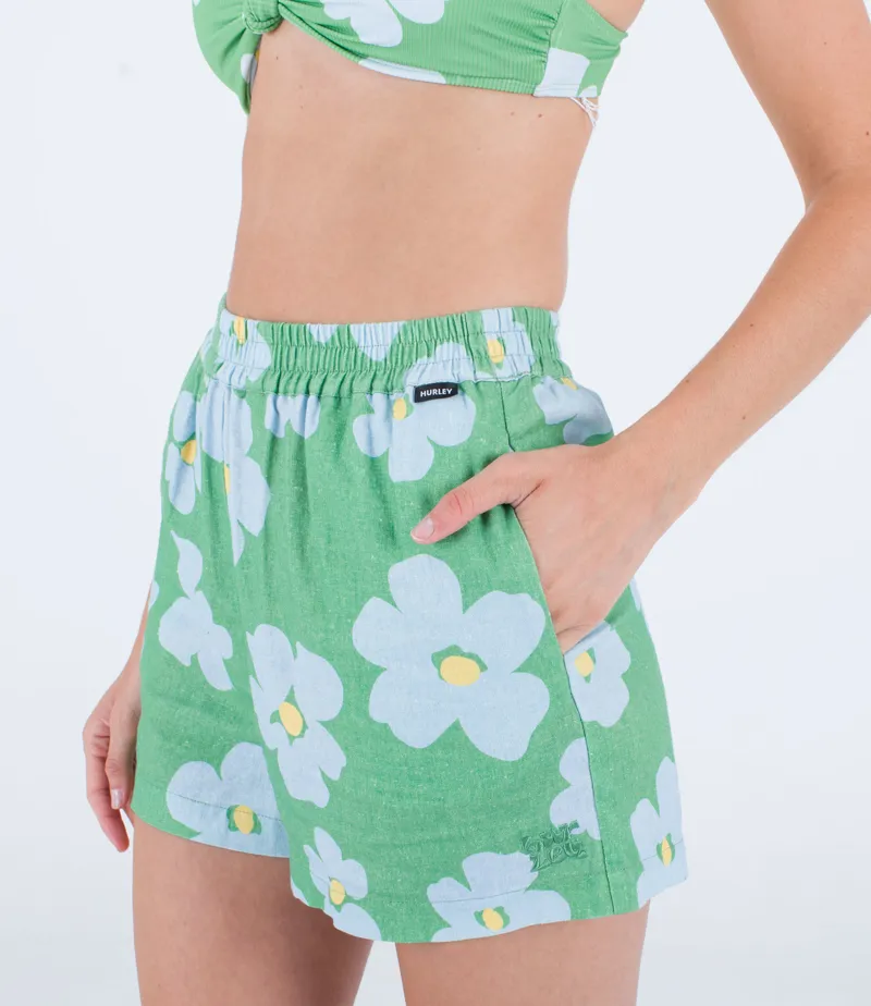 Hurley Harmony Short Stone Green - Womens Shorts-1