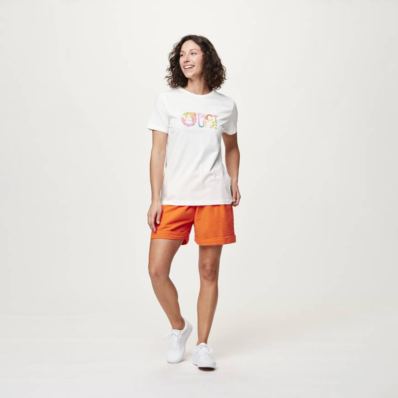 Picture Organic Clothing Basement Tee - Womens White T-Shirt-5