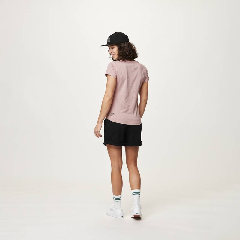 Picture Organic Clothing Basement Rev Tee Woodrose - Womens Pink T-Shirt-6